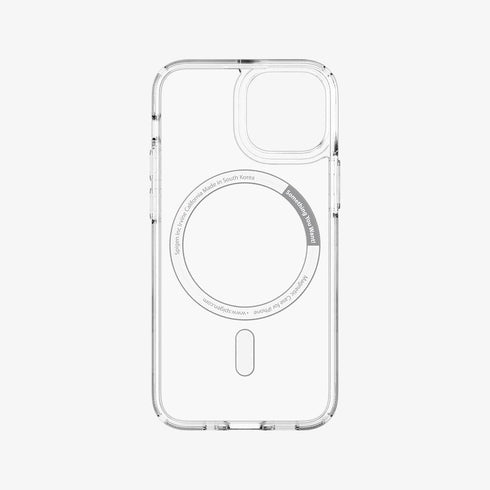 ACS03210 - iPhone 13 Pro Max Case Ultra Hybrid Mag Safe Compatible in white showing the back